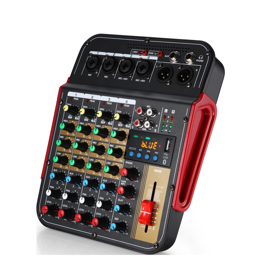 音声ミキサー,Bluetoothおよびリバーブ付き,電源48 - Audio Music Dj のレビューと価格