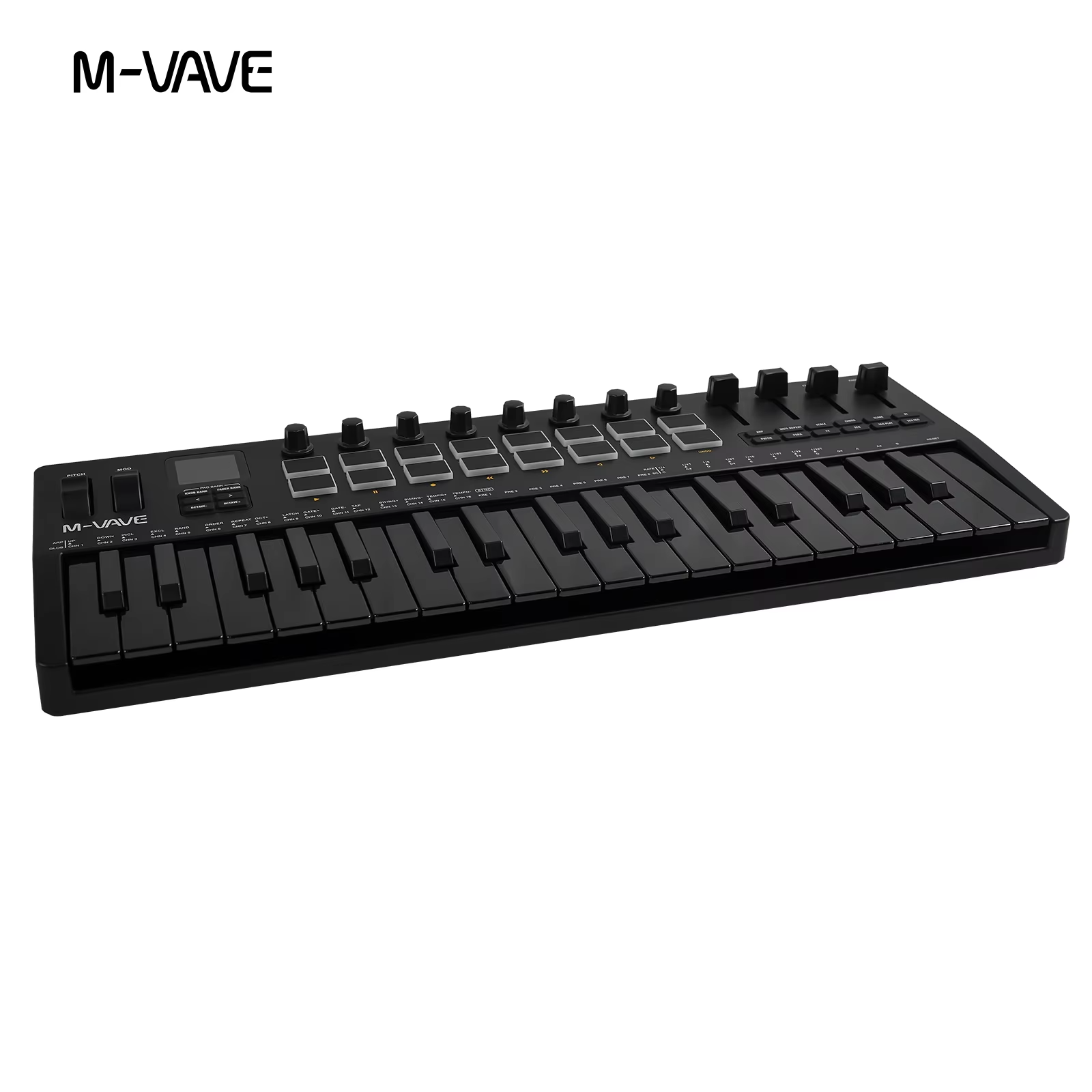 M-VAVE SMK-37 PRO：16個のRGBパッドと8 - Midi Controller Pad のレビューと価格
