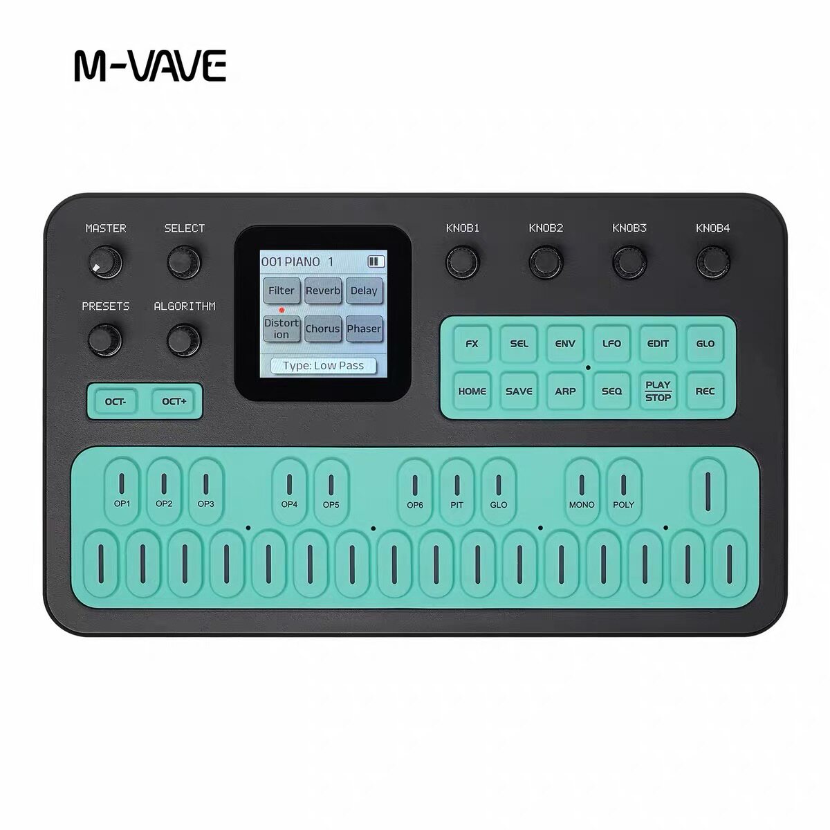 M-VAVE FM1 ポケットFMシンセサイザー Bluet - Midi Controller Pad のレビューと価格
