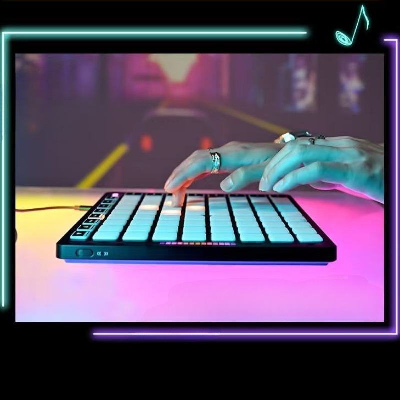 64鍵MIDIパーカッションパッドコントローラー ステージミ - Midi Controller Pad のレビューと価格
