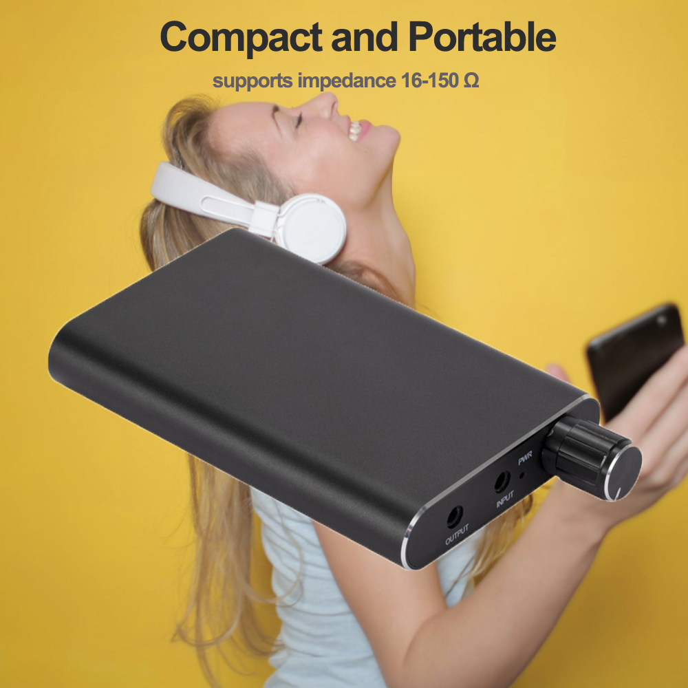 ポータブルヘッドフォンアンプミニオーディオアンプ HiFi  - Audio Without Music のレビューと価格