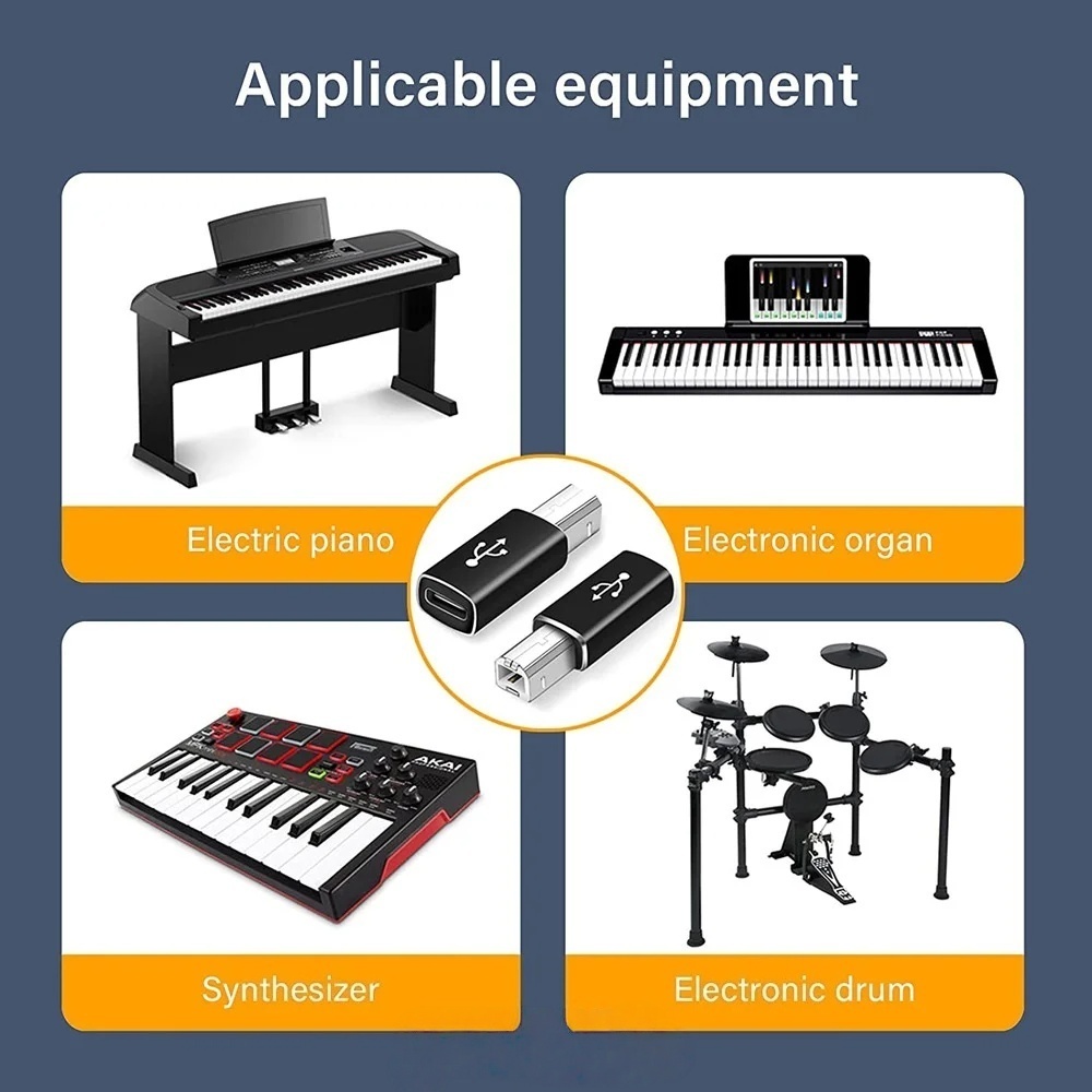 USB B オス - USB タイプ C メスアダプター M - Midi Controller Pad のレビューと価格
